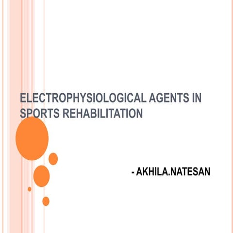 Electrotherapy in sports rehabilitation