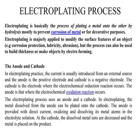 ELECTROPLATING PROCESS Introduction.pptx