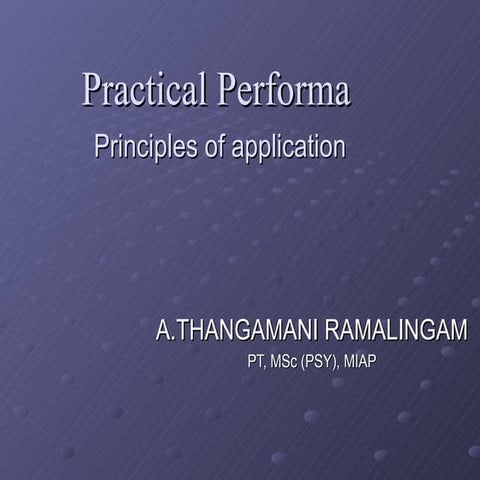 Electro practical | PPT