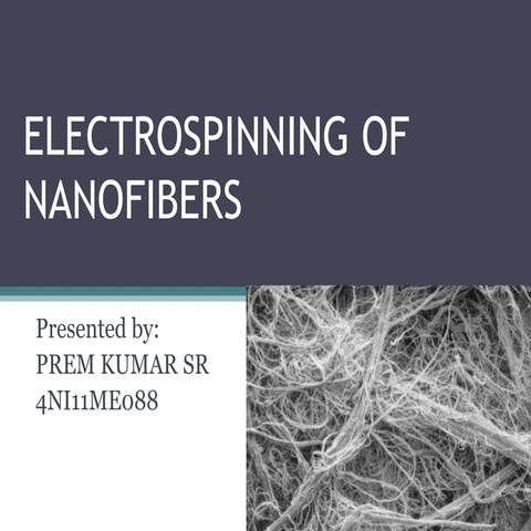 Electrospinning of nanofiber