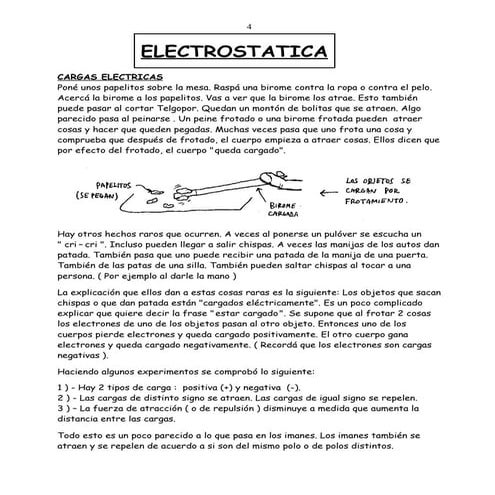 Electrostatica | PDF