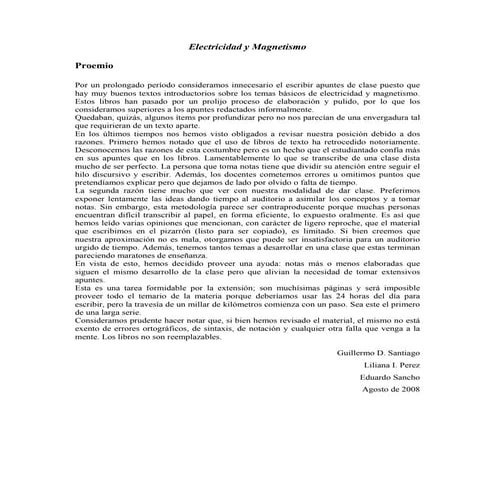 Electrostatica en el vacio