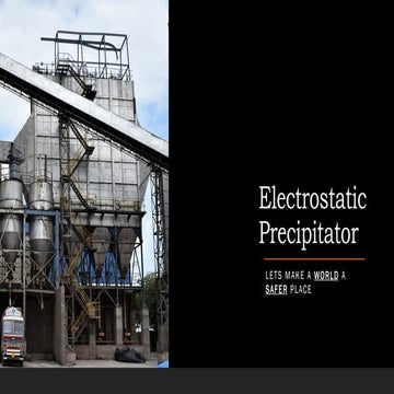 Electrostatic Precipitator   (ESP) .pptx