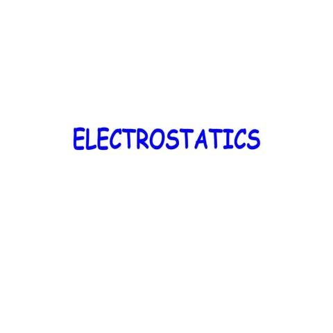 Electrostatics f