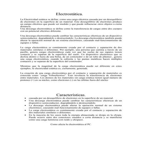Programa de Control de ESD | PDF