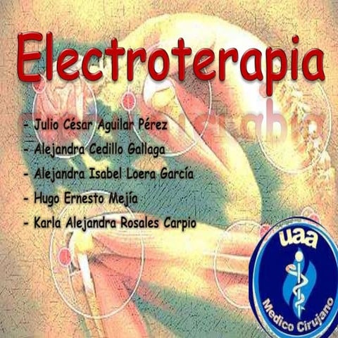 Electroterapia en rehabilitación