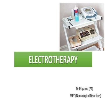Introduction to Electrotherapy in Physiotherapy Profession