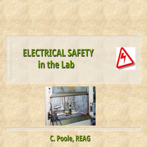 Electrical safety for industry laboratory.ppt