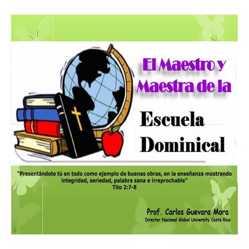 El educador cristiano   perfil del maestro