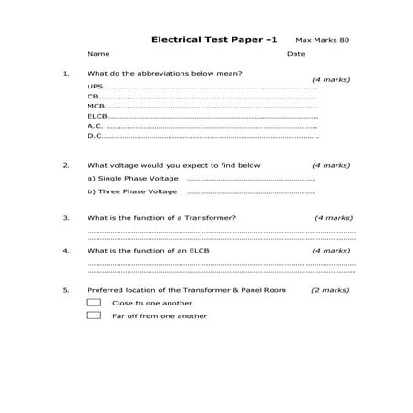 Ele exam part i   sep 2006