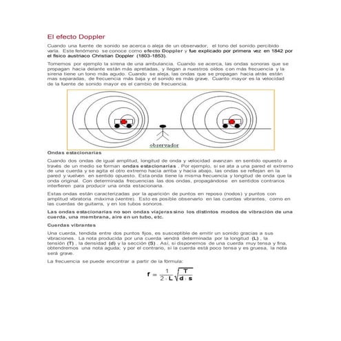 El efecto doppler
