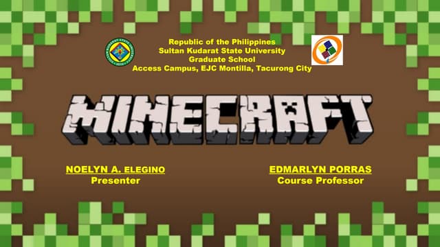 EliginoEdddyMinecraft-G1-Gamification.pptx