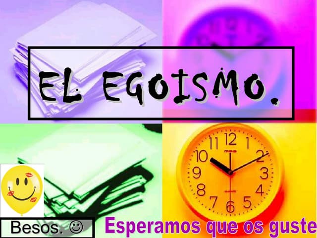 El egoismo