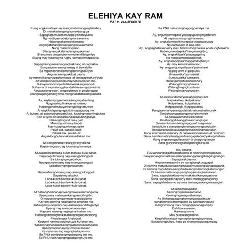 Elehiya kay ram | DOCX