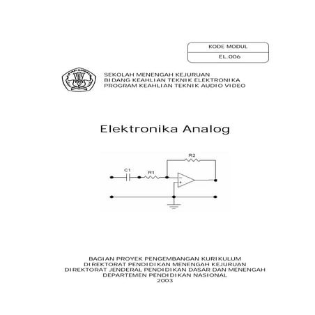 Elektronika analog