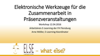 Elektronische Werkzeuge für die Zusammenarbeit in Präsenzveranstaltungen