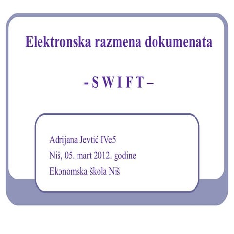 Elektronska razmena dokumenata Adrijana Jevtic