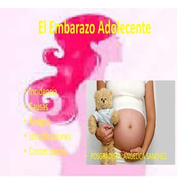 El embarazo en la adolescencia
