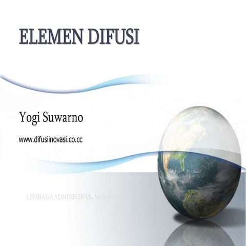 Elemen difusi inovasi