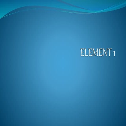Element 1 integrate