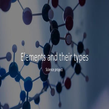 Element and there types School project.pptx