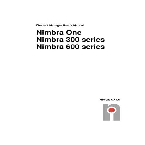 Element managermanual gx4.6 | PDF