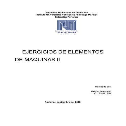 Elemento de maquinas 2 