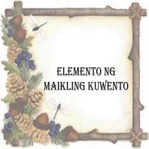Elemento ng maikling kuwento