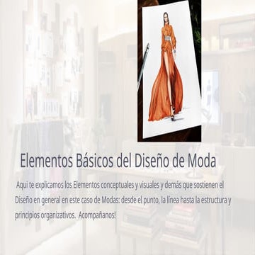 Elementos del diseno de modas | PPTX