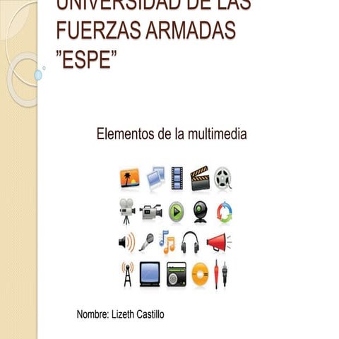 Elementos de la multimedia | PDF
