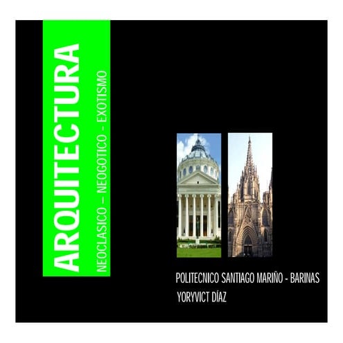 Elementos arquitectonicos neocla.neogo.exot(6)yoryvict diaz