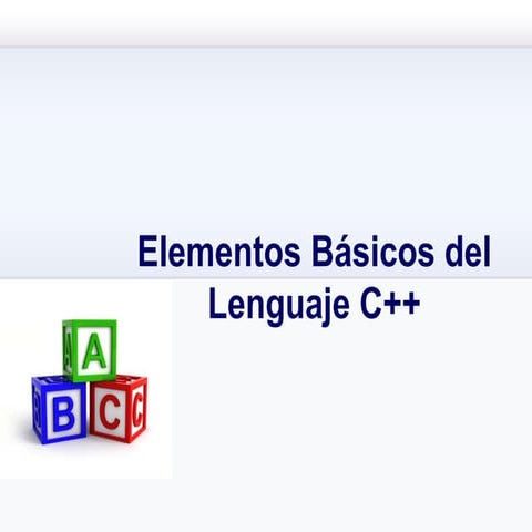 Elementos basicos c++