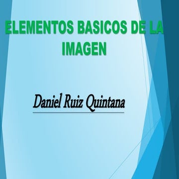 Elementos basicos de la  imagen