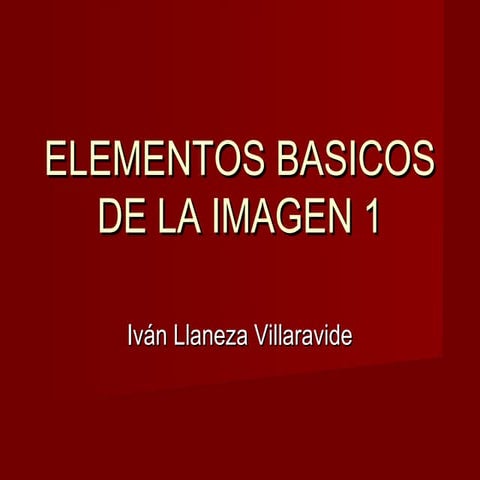Elementos basicos de la imagen 1