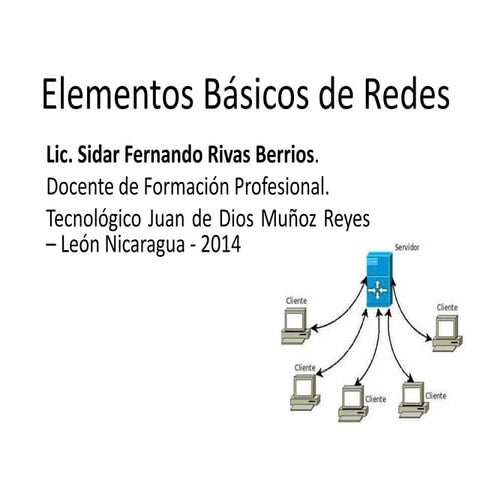 Elementos básicos de redes