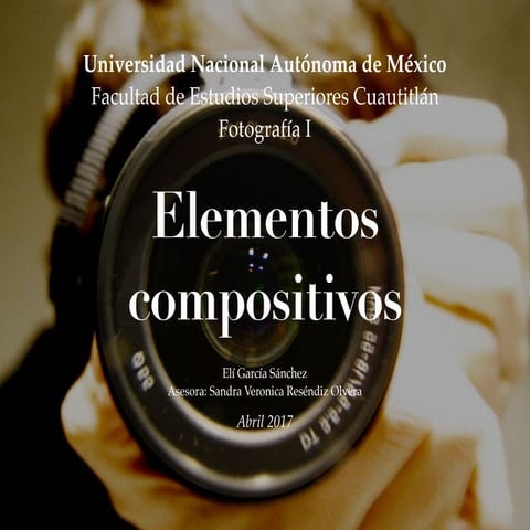 Elementos compositivos de la fotografía