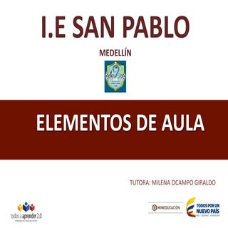 Elementos de aula - PTA