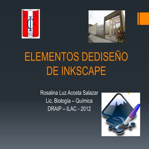 Elementos dediseño de inkscape | PPTX
