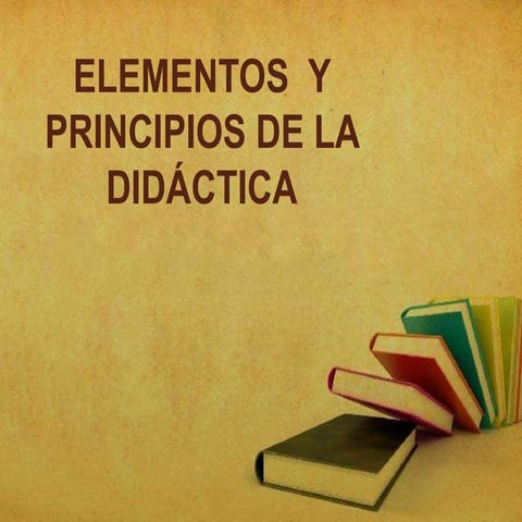 Elementos de la didactica