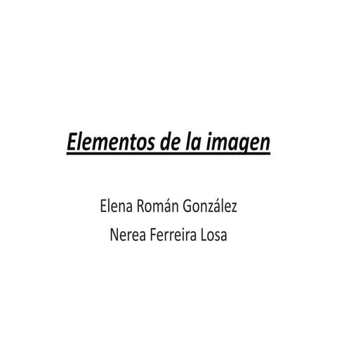 Elementos de la imagen