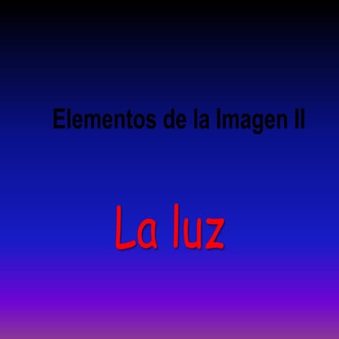 Elementos de la imagen II