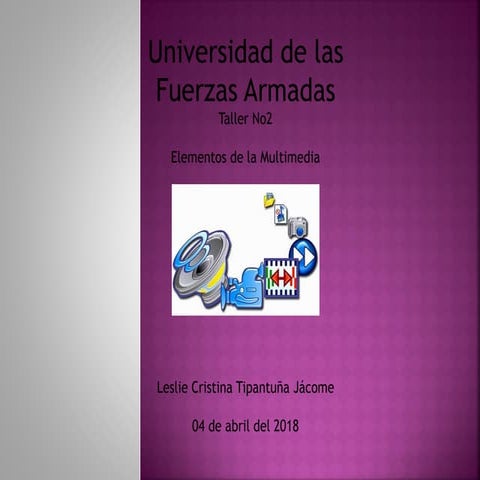 Elementos de la multimedia | PDF