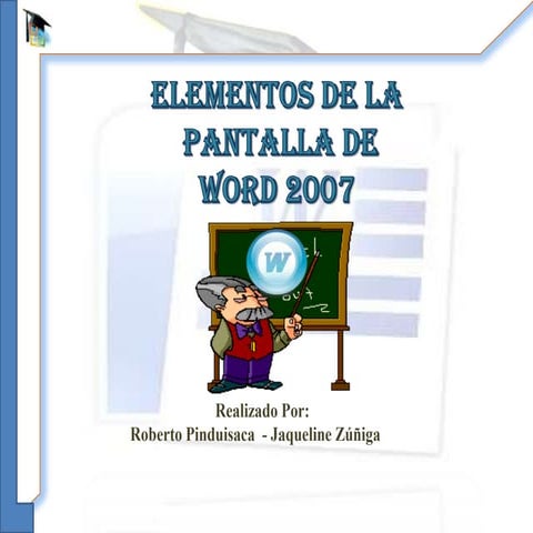 Elementos de la ventana de word 2007