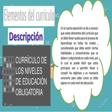 Elementos del curricul 4  segunda exposicion