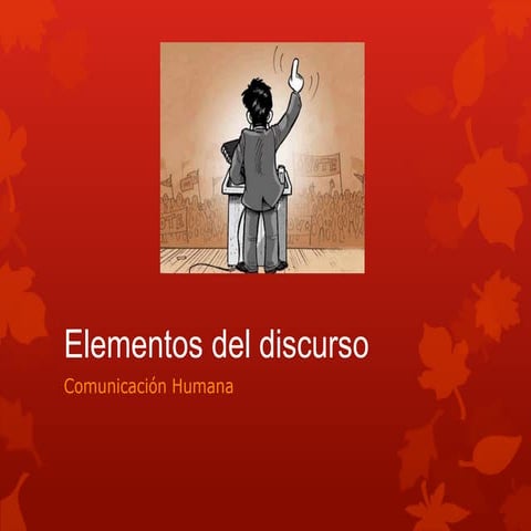 Elementos del discurso