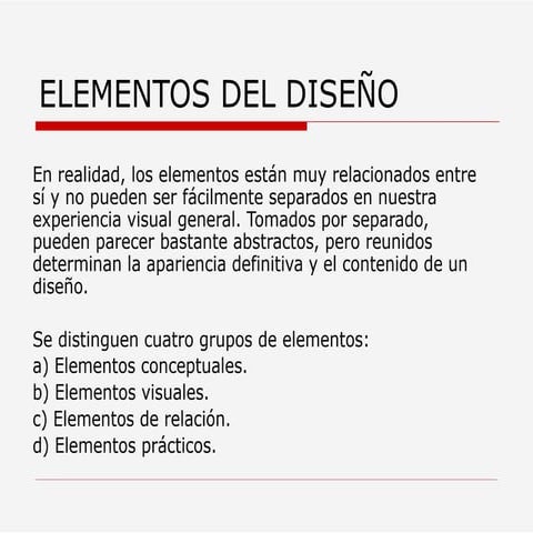 elementos del Diseño en el proceso del proyecto arquitectónico