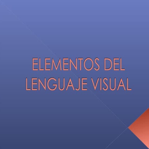 Elementos del lenguaje visual 3º eso