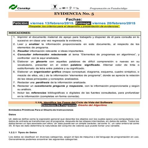 Elementos de programas