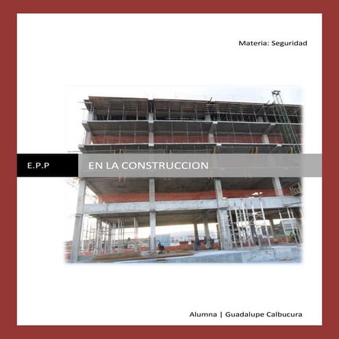 Elementos de proteccion en obra