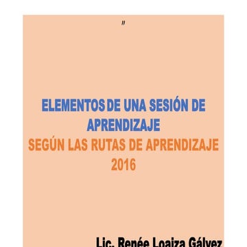 Elementos de  sesión de aprendizaje.pps